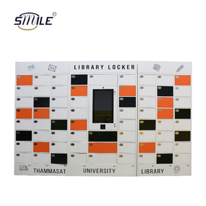 ตู้ล็อกเกอร์อัจฉริยะ SMILE Metal สำหรับพัสดุ  ระบบ RFID/ลายนิ้วมือ/คิวอาร์โค้ด/เหรียญ/รหัสผ่าน/บาร์โค้ด  ตู้เหล็กนิรภัยสำหรับซุปเปอร์มาร์เก็ต - Product Image 4
