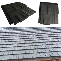 Natürliche Zedernholz-Dachschindeln Synthetische Polymer-Verbundstoff-Dachmaterialien Einfache Installation Holzschindel-Stil Antike Zedernholz-Dachziegel