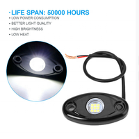 Luces LED Blancas de Estilo Moderno, 9 LED, Blanco Puro, 12V, Luces Antiniebla y de Esquina, IP67 Impermeables, para Camiones y Jeeps