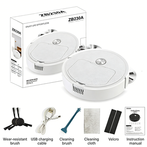 Mini Aspirateur Robot Intelligent Sans Fil Écologique pour Nettoyage Humide et Sec, Machine de Balayage Domestique à Prix Abordable (Version UE) - Product Image 2