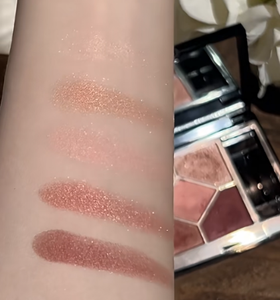 Wholesale luxury brand black diamond-patterned multi-color eyeshadow with soft shimmer and matte finish, easy to apply - Product Image 6