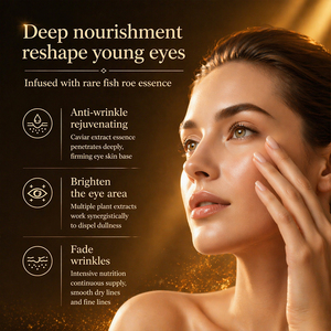 KORMESIC - Crema Contorno de Ojos Rejuvenecedora Antiarrugas con Caviar, 20 g, Marca Privada, Natural de Corea, Hidratante, Nutritiva, Reafirmante, Antiarrugas - Product Image 2