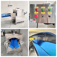 Automatische watermeloen- en cantaloupe-halveermachine van roestvrij staal
