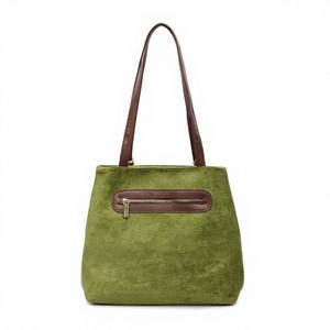 Bolso Bandolera Estilo Old Money con Cinta Estampada y Borlas, de Gran Capacidad, de Poliéster, para Dama - Product Image 1