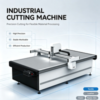 Machine de découpe à couteau oscillant pour mousse et publicité, machine de découpe de feuilles PVC, table de découpe à plat, fournie directement par l'usine