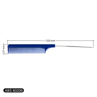 Peigne à queue de Rat avec des dents fines et en métal, pour barbier Ali Express, personnalisé, en plastique ABS, supporte avec étiquette privée sur 7 jours