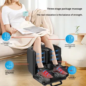Sillón de Masaje Transfronterizo para Pies y Piernas, Máquina Masajeadora Corporal con Calefacción, Totalmente Automática, Amasamiento con Airbag, Terapia Magnética, Temporizador, Belleza - Product Image 1