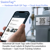 Premium Customizable Brass Equipment Asset Tag SiwinnTag QR Laser Engraved Corrosion Resistant Lab Precision Instrument