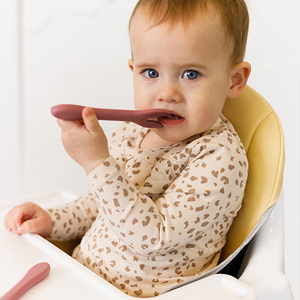 Juego de Cucharas de Silicona para Alimentación de Bebés, Portátiles, Flexibles y Reutilizables, Multicolores, Libres de BPA y de Grado Alimenticio, Marca Es-Pro, ODM/OEM Personalizado - Product Image 2