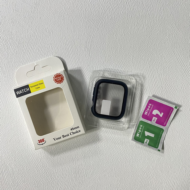 New 360 Full Curved Glass for apple Watch ultra 49mm case Anti Fingerprint Smart Watch Screen Protectors