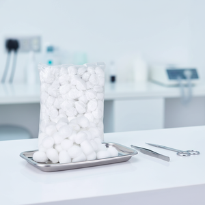 Vendita calda 0.5g di cotone assorbente Sterile batuffoli di cotone morbido medicale ISO ultrasuoni ozono borsa diretta della fabbrica - Product Image 1