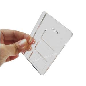 Plateau de teinture pour cils en acrylique, plateau pour extensions de cils, support de greffe de cils, <span class=keywords><strong>palette</strong></span>, bol de mélange pour teinture de cils - Product Image 1