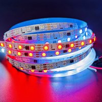 Bande LED adressable WS2811 SMD5050 12V 60 LED/m, programmable DMX, RVB pleine couleur, effet eau, pour course