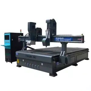 43% Off!! cnc router machine manual auto atc wood MDF acrylic router gross weight 4-axis with rotary vacuum table 1325 1515 1530