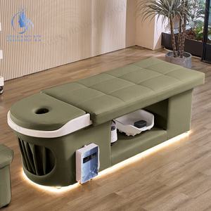 Salón fregadero muebles lavado <span class=keywords><strong>de</strong></span> pelo sillas champú camas mesa <span class=keywords><strong>de</strong></span> masaje coreano lujo cabeza Spa cama - Product Image 3