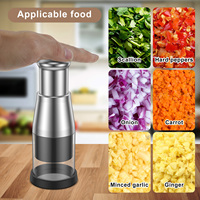 Knoflook Crusher Ui Chopper Handmatige Knoflookpersmachine Knoflookpers Fruit Groente Chopper Keukengereedschap