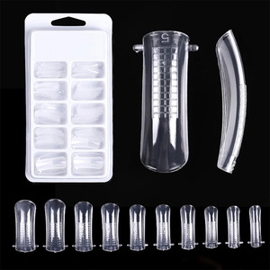 100 Uds. Moldes de Gel de Poligel para Uñas, Puntas Acrílicas de Doble Forma para Construcción Rápida, Herramienta de Salón para Extensión de Manicura UV, Venta al por Mayor - Product Image 6