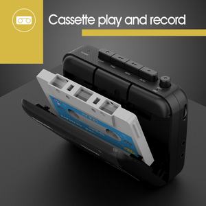 Lecteur de cassettes audio portable rétro de haute qualité, mini-stéréo, lecteur de cassettes, petite unité, vente en gros - Product Image 6