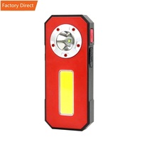 500 Lumen LED COB Work Flashlight USB Rechargeable Magnetic Nebo Slim Pocket Flashlight Work Light With Clip