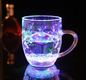 Mini Bier Mok Gepersonaliseerde Logo Shot Glazen 1Oz Shot Glas Met Handvat/Mini Wijn Cup Plastic Kleine Beker