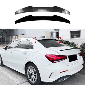 Alerón Trasero Estilo Blade para Mercedes-Benz Clase A W177, Textura de Fibra de Carbono Negro Piano, ABS, para Sedán 2019+ - Product Image 1