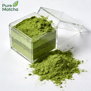 Yuzhi Pure Matcha, Té Orgánico Saludable, Matcha <span class=keywords><strong>en</strong></span> Polvo de Primera Calidad, Bolsa a Granel, Té Verde Instantáneo <span class=keywords><strong>en</strong></span> Polvo, Caja - Product Image 5
