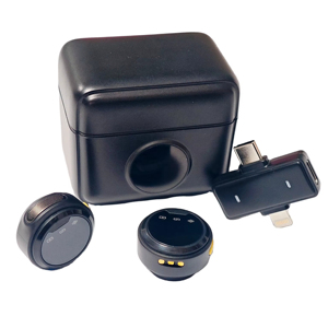 New SX82 2in1 Condenser <b>Lavalier</b> <b>Microphone</b> 2.4G Noise Reduction Recording Wireless Lightweight Portable Battery Display Type-C - Product Image 2