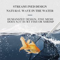 Filet à poissons moderne en plastique écologique de haute qualité avec emballage en boîte pour aquariums et bassins, plusieurs tailles