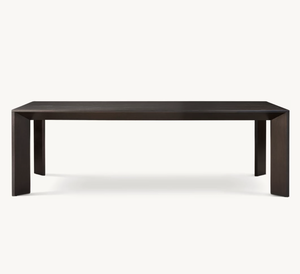 Sassanid Ensemble de salle à manger de luxe au design contemporain de premier ordre, table de salle à manger rectangulaire <span class=keywords><strong>Arles</strong></span> en noyer brun - Product Image 1