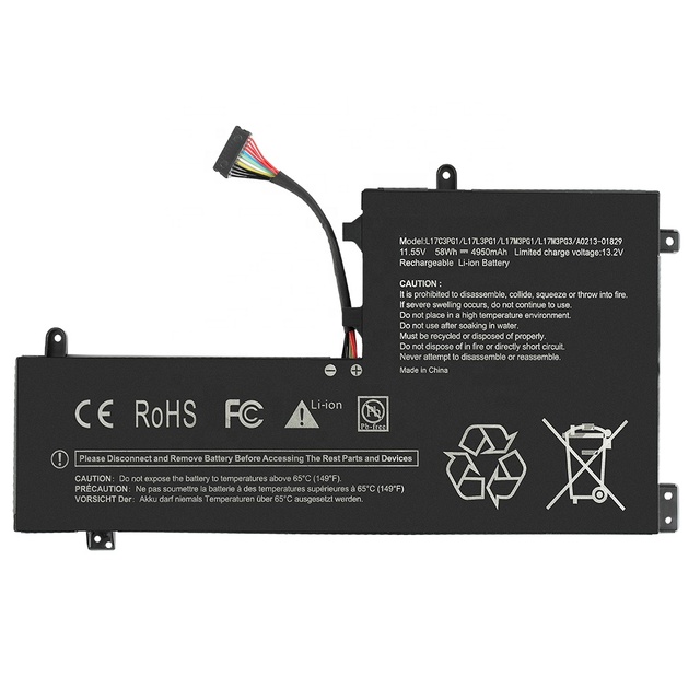 Original Replacement Battery L17C3PG1 11.55V 52.5Wh Battery for Lenovo Legion Y530/Y540/Y545 - OEM Quality