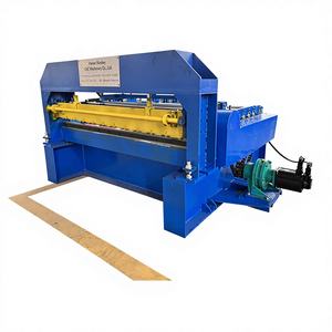 Machine de découpe et de nivellement de tuiles en acier coloré avec système hydraulique et roulement multifonctionnel, fabriquée en Chine - Product Image 1