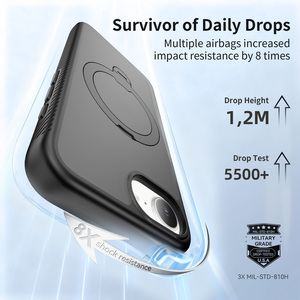 เคส <span class=keywords><strong>iPhone</strong></span> 17e 17 16 15 14 Pro Mx แบบมีขาตั้ง แม่เหล็ก<span class=keywords><strong>กัน</strong></span><span class=keywords><strong>กระแทก</strong></span> ผลิตตามสั่ง ขายส่ง พร้อมเลนส์รูเจาะแม่นยำ ให้สัมผัสเหมือนผิวหนัง - Product Image 2