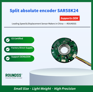 Codificador Absoluto Fotoeléctrico Dividido SAR58K24, Eje Sólido de 58mm, Código Gray Binario de 8 bits, 24V - Product Image 2
