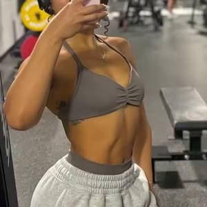 Sujetador Deportivo de Yoga sin Costuras con Espalda Descubierta y Tirantes Cruzados en la Espalda para Entrenamiento en el Gimnasio - Product Image 5