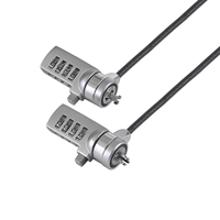 Cable antirrobo para ordenador portátil, ranura de seguridad Universal para ordenador, con forma de serpiente
