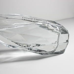 Sang Trọng 350Ml 500Ml 750Ml Nước Khoáng Chai Thủy Tinh Decal In Ấn Độc Đáo Rõ Ràng Hình Học Cắt Tinh Thần Vít Nước Trái Cây Chai Nước Giải Khát - Product Image 6