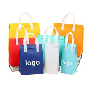 Bolsa Térmica Desechable de Aluminio para Llevar Café y Pasteles, con Aislamiento Térmico, Color Degradado, No Tejida - Product Image 5