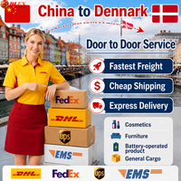 Services logistiques professionnels de la Chine au Danemark DDU, transitaire porte-à-porte, DHL FEDEX UPS Express, stockage gratuit