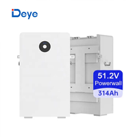 Batterie LiFePO4 Deye RW-F16 16KWH, batterie au lithium à montage mural pour utilisation en usine