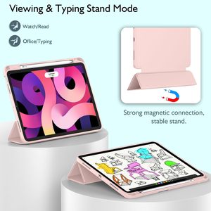 เคสอัจฉริยะสำหรับ <span class=keywords><strong>iPad</strong></span> Air 11 นิ้ว/4/5/pro 11 นิ้ว (2018-2022) พร้อมที่ใส่ดินสอและฝาหลัง TPU นิ่ม พร้อมฟังก์ชั่นปลุก/พักอัตโนมัติ (M2/3/4) - Product Image 3