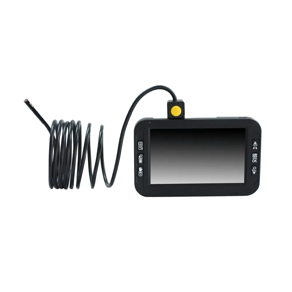 Qyteco 휴대용 고화질 5 인치 디스플레이 캐비티 벽 검사를위한 소형 뱀 튜브 카메라