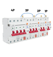 Nouveautés 2023 Interrupteur intelligent Tuya Smart Breaker Interrupteur intelligent Tuya APP 4p WIFI avec comptage Blanc Haute tension Tuya Mcb 40