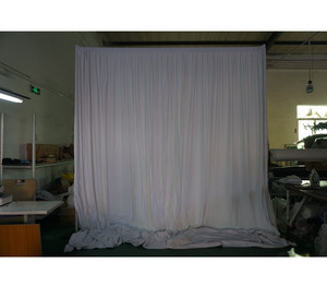 Adjustable Pipe <b>Stand</b> Display Aluminum Fabric <b>backdrop</b> <b>Stand</b> Telescopic <b>Backdrop</b> White Black Fabric - Product Image 1