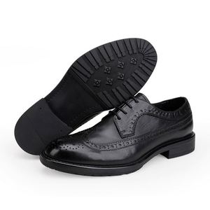Handmade Genuine Leather Men's Formal <b>Shoes</b> Casual Derby Style <b>Height</b> <b>Increasing</b> Waterproof Autumn <b>Shoes</b> - Product Image 5