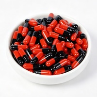Capsules de gélatine vides roses et blanches, tailles 000-4, emballage pharmaceutique, certifiées Halal ISO9001 HACCP, couleurs personnalisées disponibles