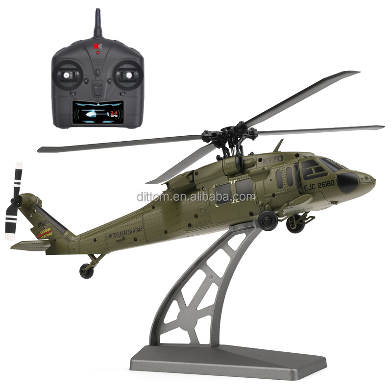 WLToys XK K170 UH-60ブラックホークヘリコプター2.4G 4CH 4