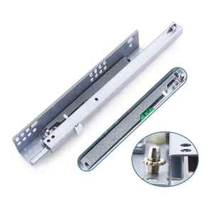 Glissières de tiroir de <span class=keywords><strong>cuisine</strong></span> à montage inférieur, à ouverture par pression, fermeture douce, glissières de tiroir à montage sous plan - Product Image 4