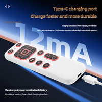 Control Remoto Inalámbrico Universal T6 2.4G BT de Modo Dual con Teclado Mini Retroiluminado para TV Box, Proyector