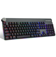 Teclado mecánico inalámbrico Motospeed GK81, ultrafino, 104 teclas, compatible con USB/tipo-c para Android, Windows, escritorio, portátil y PC