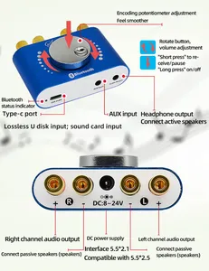 XY-KA50H HIFI fever 2.0 stereo BT digital power <b>amplifier</b> board 50WX2 <b>speaker</b> audio <b>amplifier</b> TPA3116D2 - Product Image 3